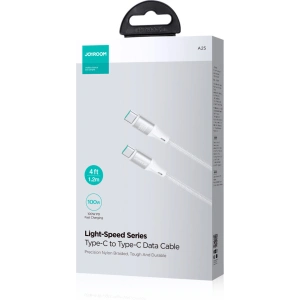 Kabel Joyroom Light-Speed Series SA25-CC5 USB-C / USB-C 100W 1.2m weiß