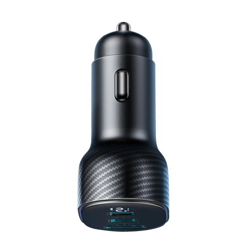 Buy Joyroom car charger with display JR-CCD04 2xUSB-C 1xUSB-A 30W black - JYR813 - {ean13} - Home Screen Store Europe