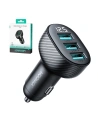 Buy Joyroom car charger with display JR-CCD03 3xUSB-A 3.4A black - JYR814 - {ean13} - Home Screen Store Europe