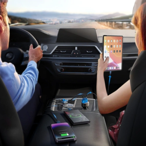 Kup Joyroom Încărcător auto cu afișaj JR-CCD03 3xUSB-A 3.4A negru - JYR814 - {ean13} - Sklep Home Screen