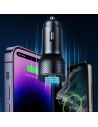 Buy Joyroom car charger with display JR-CCD03 3xUSB-A 3.4A black - JYR814 - {ean13} - Home Screen Store Europe