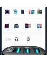 Buy Joyroom car charger with display JR-CCD03 3xUSB-A 3.4A black - JYR814 - {ean13} - Home Screen Store Europe
