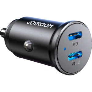 Buy Joyroom car charger JR-CCN06 30W 2xUSB-C black - JYR815 - {ean13} - Home Screen Store Europe