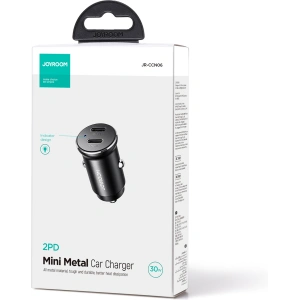 Buy Joyroom car charger JR-CCN06 30W 2xUSB-C black - JYR815 - {ean13} - Home Screen Store Europe