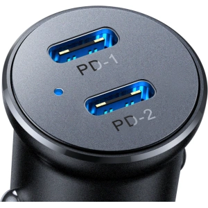Buy Joyroom car charger JR-CCN06 30W 2xUSB-C black - JYR815 - {ean13} - Home Screen Store Europe