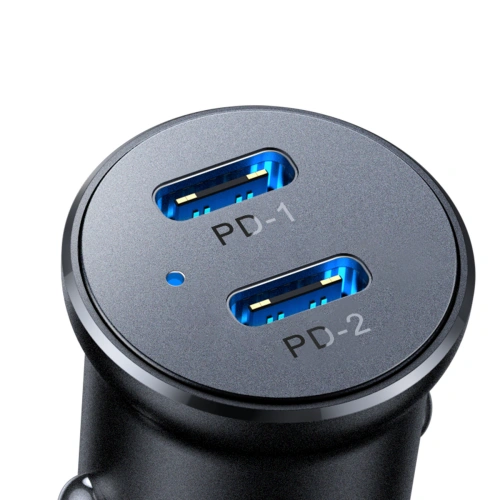 Buy Joyroom car charger JR-CCN06 30W 2xUSB-C black - JYR815 - {ean13} - Home Screen Store Europe