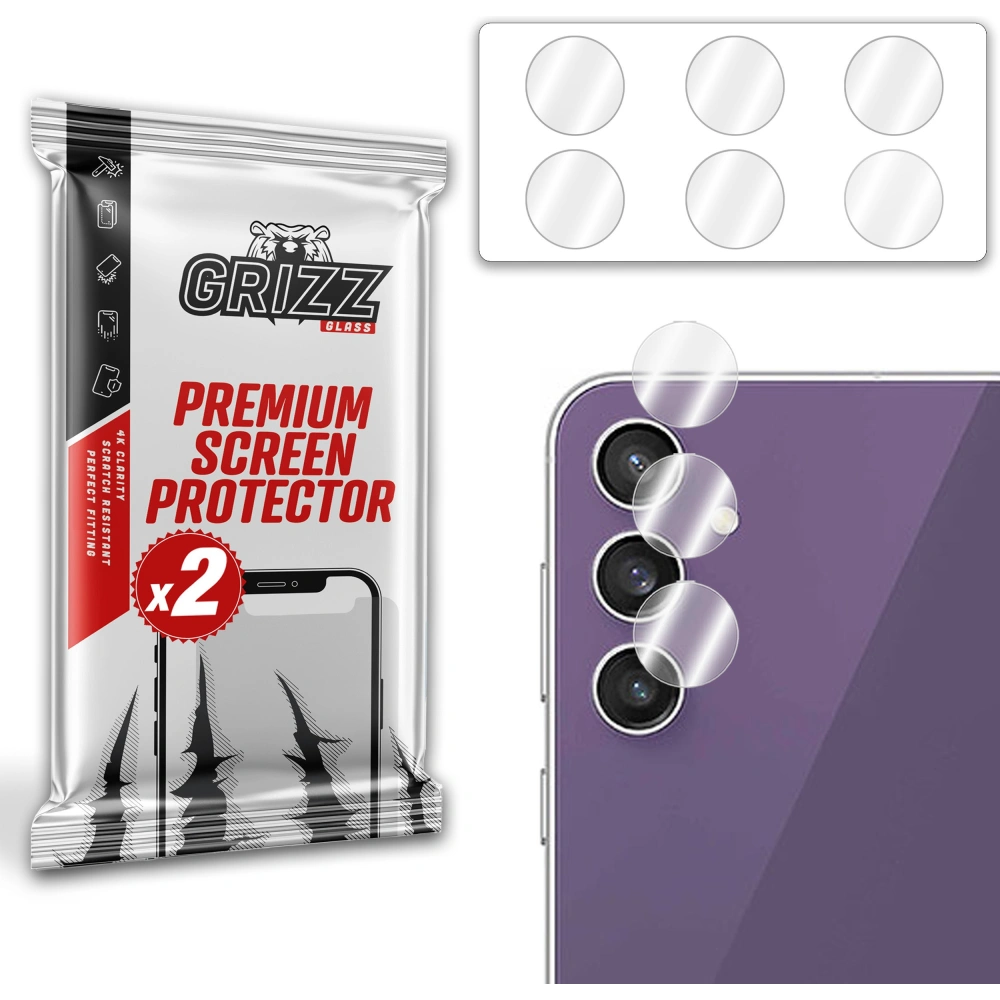 Szkło na aparat GrizzGlass HybridGlass Camera do Samsung Galaxy S23 FE