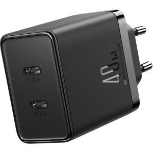 Kup Joyroom Încărcător JR-TCF09 2xUSB-C 40W negru - JYR817 - {ean13} - Sklep Home Screen