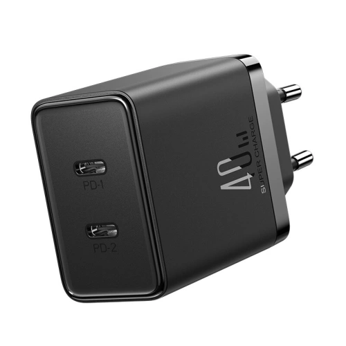 Kup Netzteil Joyroom JR-TCF09 2xUSB-C 40W schwarz - JYR817 - {ean13} - Sklep Home Screen