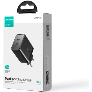 Kup Joyroom Încărcător JR-TCF09 2xUSB-C 40W negru - JYR817 - {ean13} - Sklep Home Screen