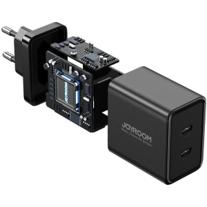 Kup Joyroom Încărcător JR-TCF09 2xUSB-C 40W negru - JYR817 - {ean13} - Sklep Home Screen
