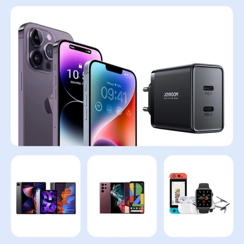 Kup Netzteil Joyroom JR-TCF09 2xUSB-C 40W schwarz - JYR817 - {ean13} - Sklep Home Screen