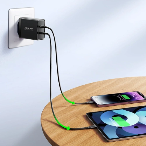 Kup Netzteil Joyroom JR-TCF09 2xUSB-C 40W schwarz - JYR817 - {ean13} - Sklep Home Screen