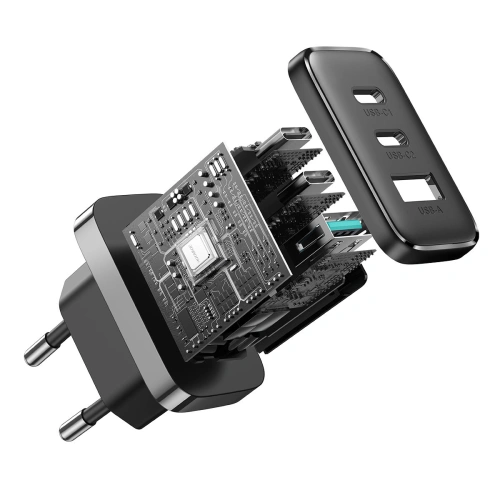 Kup Nabíječka Joyroom JR-TCF10 2xUSB-C 1xUSB-A 32W černá - JYR818 - {ean13} - Sklep Home Screen