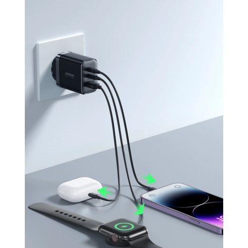 Kup Nabíječka Joyroom JR-TCF10 2xUSB-C 1xUSB-A 32W černá - JYR818 - {ean13} - Sklep Home Screen