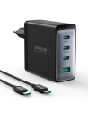 Joyroom network charger JR-TCG04EU 3xUSB-C 1xUSB-A + USB-C / USB-C 100W cable 1.2m black