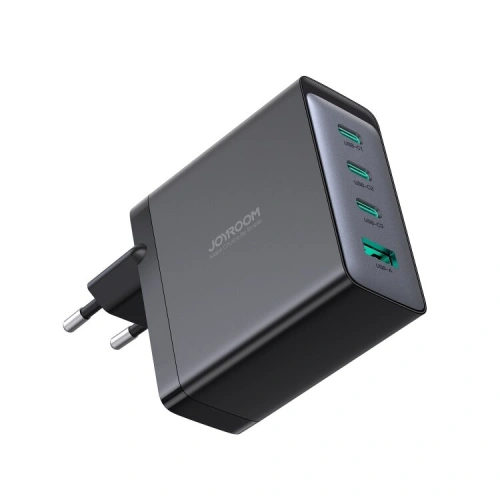 Kup Síťová nabíječka Joyroom JR-TCG04EU 3xUSB-C 1xUSB-A + kabel USB-C / USB-C 100W 1.2m černá - JYR822 - {ean13} - Sklep Home Screen