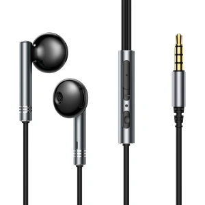 Kup Sluchátka Joyroom Wired Series JR-EW06 jack 3.5mm tmavě šedé - JYR823 - {ean13} - Sklep Home Screen
