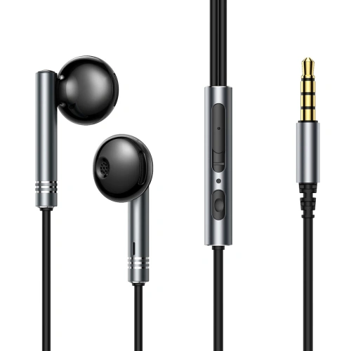 Kup Joyroom 3.5mm Căști Wired Series JR-EW06 jack gri închis - JYR823 - {ean13} - Sklep Home Screen