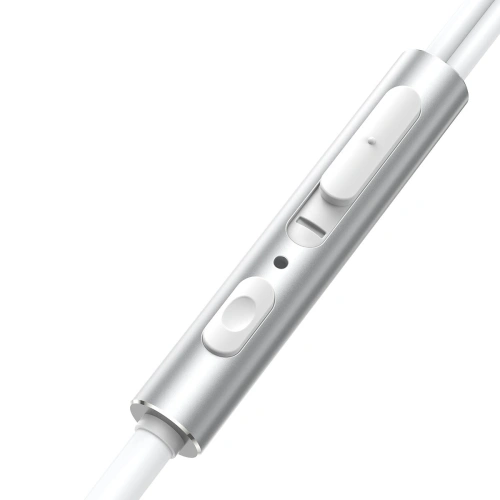 Buy Joyroom Wired Series Headphones JR-EW06 3.5mm jack silver and white - JYR824 - {ean13} - Home Screen Store Europe