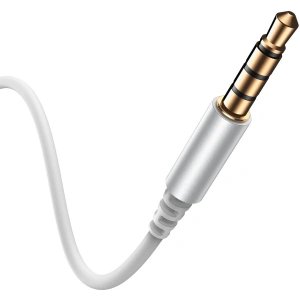 Joyroom Wired Series Headphones JR-EW06 3.5mm jack silver and white