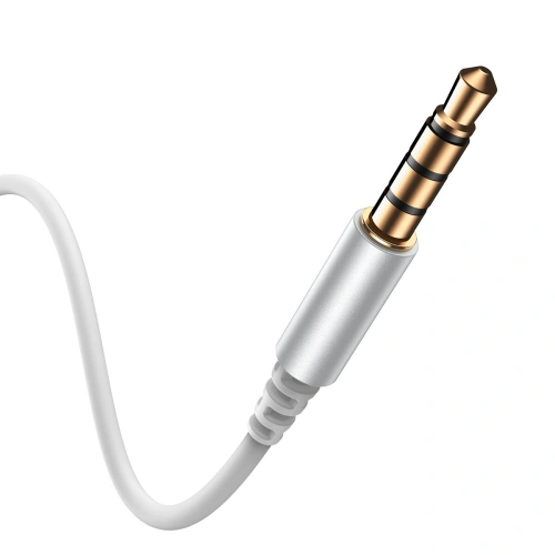 Buy Joyroom Wired Series Headphones JR-EW06 3.5mm jack silver and white - JYR824 - {ean13} - Home Screen Store Europe