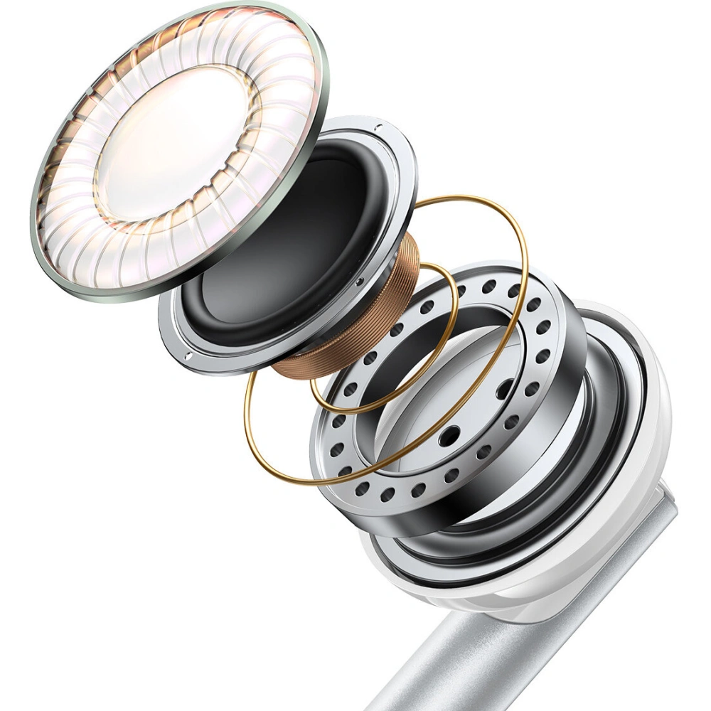 Słuchawki Joyroom Wired Series JR-EW06 jack 3.5mm srebrno-białe