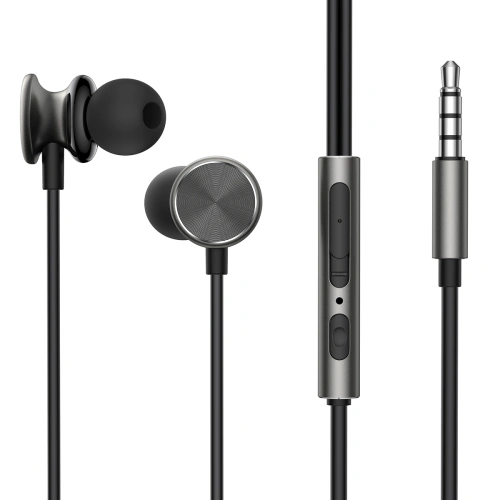 Kup Joyroom 3.5mm Căști Wired Series JR-EW03 jack gri închis - JYR827 - {ean13} - Sklep Home Screen