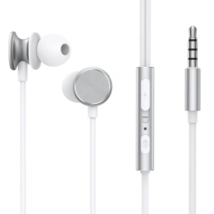 Buy Joyroom Wired Series Headphones JR-EW03 3.5mm jack silver - JYR828 - {ean13} - Home Screen Store Europe