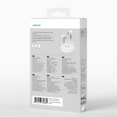 Buy Joyroom Jbuds Series JR-BB1 BT 5.3 TWS IPX4 wireless headphones white - JYR833 - {ean13} - Home Screen Store Europe