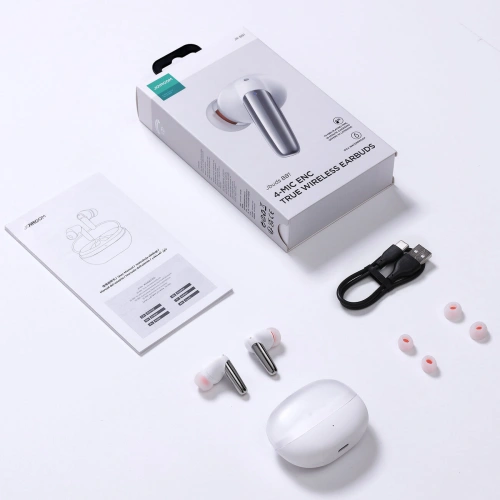 Buy Joyroom Jbuds Series JR-BB1 BT 5.3 TWS IPX4 wireless headphones white - JYR833 - {ean13} - Home Screen Store Europe