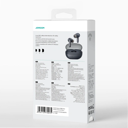 Kup Kabellose Kopfhörer Joyroom Jbuds Serie JR-BB1 BT 5.3 TWS IPX4 schwarz - JYR834 - {ean13} - Sklep Home Screen