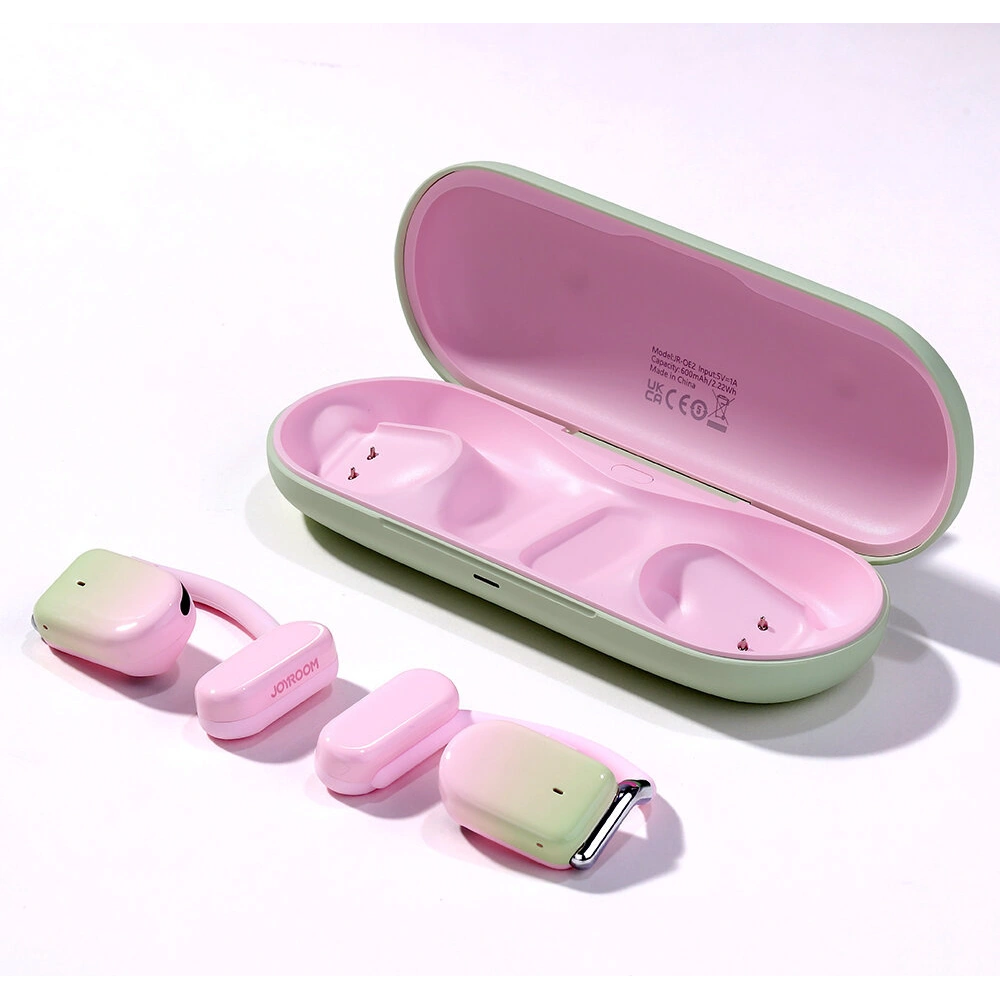 Słuchawki bezprzewodowe Joyroom Openfree JR-OE2 BT 5.3 TWS różowe