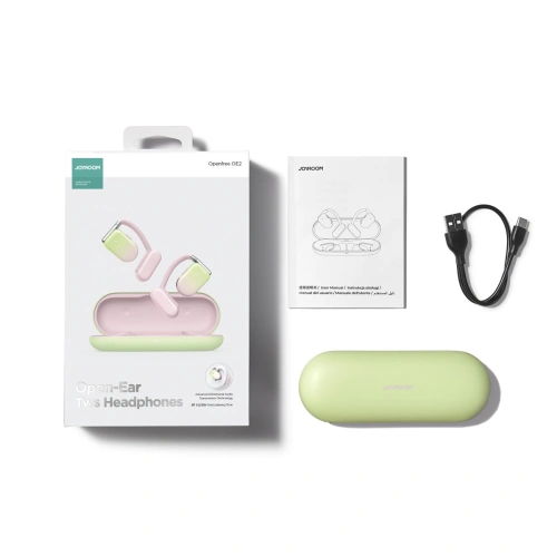 Buy Joyroom Openfree JR-OE2 BT 5.3 TWS wireless headphones pink - JYR835 - {ean13} - Home Screen Store Europe