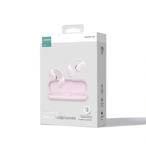 Buy Joyroom Openfree wireless headphones JR-OE1 BT 5.3 pink - JYR838 - {ean13} - Home Screen Store Europe