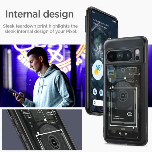 Kup Etui Spigen Ultra Hybrid Google Pixel 8 Pro Zero One - SPN3181 - {ean13} - Sklep Home Screen