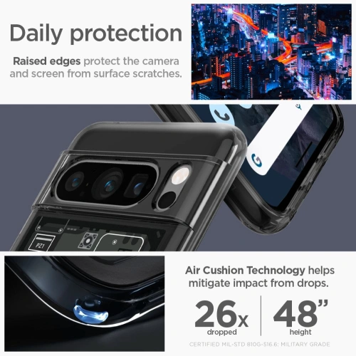Kup Etui Spigen Ultra Hybrid Google Pixel 8 Pro Zero One - SPN3181 - {ean13} - Sklep Home Screen