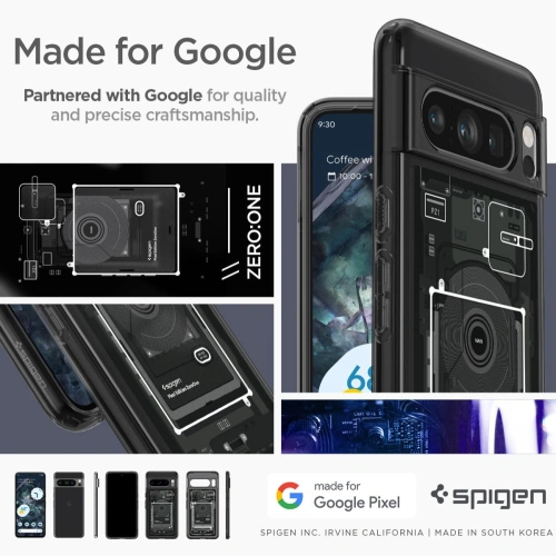 Buy Spigen Ultra Hybrid Google Pixel 8 Pro Zero One - SPN3181 - {ean13} - Home Screen Store Europe