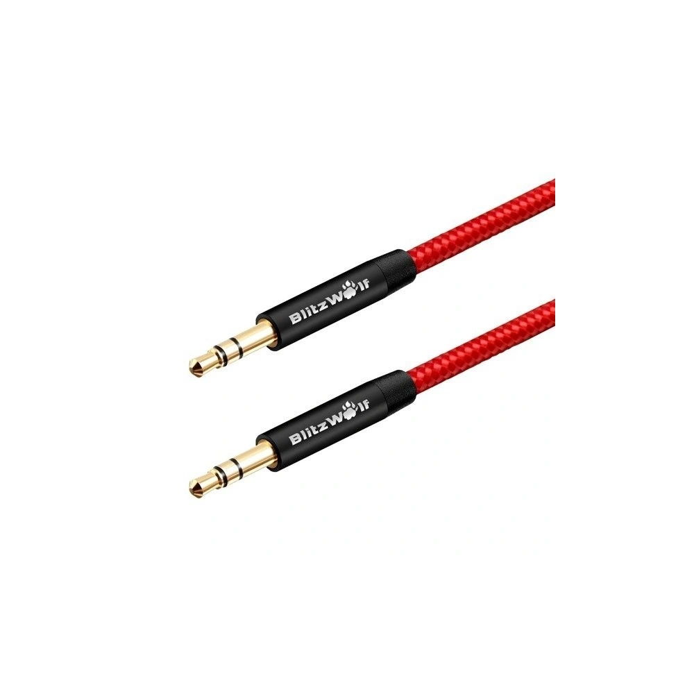 Przewód audio 3,5mm Aux BlitzWolf BW-AC1 czerwony