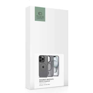 Buy Tech-Protect MagMat MagSafe Apple iPhone 15 Pro Max Matte Titanium - THP2393 - {ean13} - Home Screen Store Europe