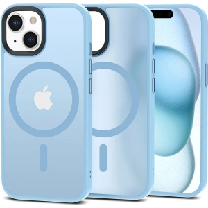 Tech-Protect MagMat MagSafe Apple iPhone 15 Matte Sky Blue