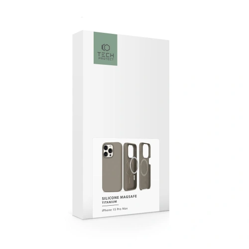 Kup Case Tech-Protect Silikon MagSafe Apple iPhone 15 Pro Max Titan - THP2396 - {ean13} - Sklep Home Screen