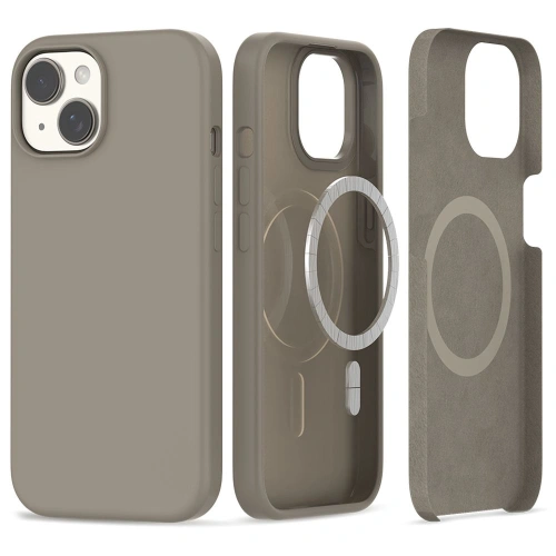 Kup Etui Tech-Protect Silicone MagSafe Apple iPhone 15 Titanium - THP2397 - {ean13} - Sklep Home Screen