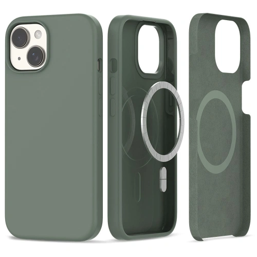 Buy Tech-Protect Silicone MagSafe Apple iPhone 15 Olive - THP2399 - {ean13} - Home Screen Store Europe
