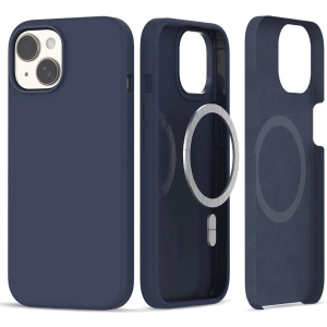 Etui Tech-Protect Silicone MagSafe Apple iPhone 15 Navy