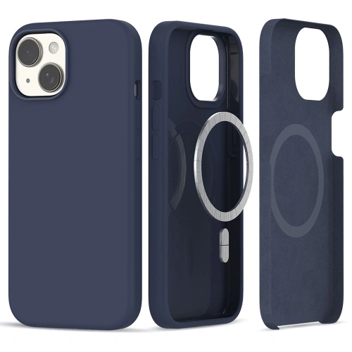 Kup Tech-Protect Apple Carcasă Silicone MagSafe iPhone 15 Navy - THP2402 - {ean13} - Sklep Home Screen
