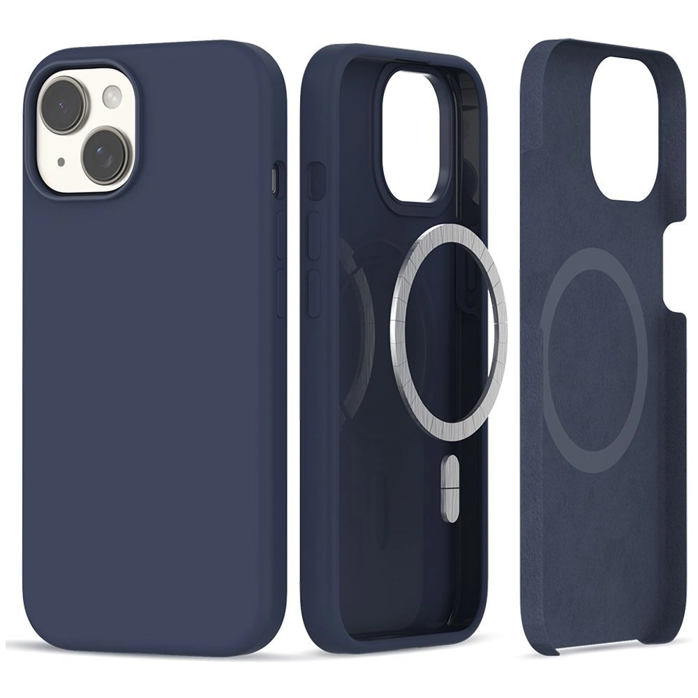 Etui Tech-Protect Silicone MagSafe Apple iPhone 15 Navy