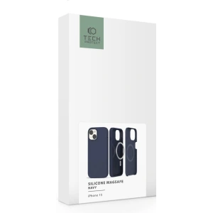 Etui Tech-Protect Silicone MagSafe Apple iPhone 15 Navy