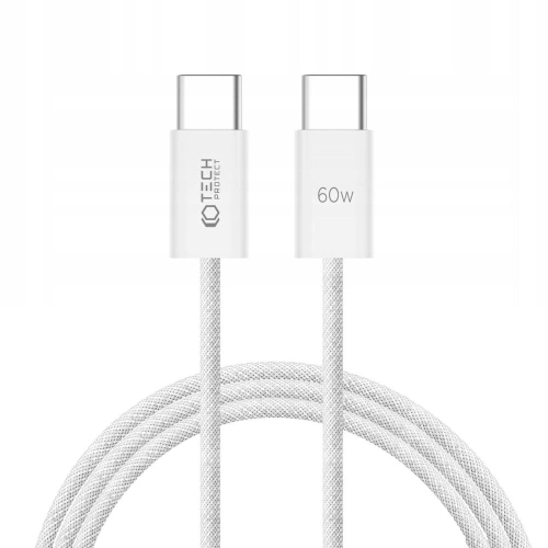 Kup Kabel Tech-Protect Ultraboost Classic USB-C / USB-C PD 60W 3A 200cm Weiß - THP2403 - {ean13} - Sklep Home Screen