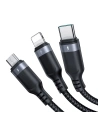 Kup Kabel 3w1 Joyroom Multi-Use Series S-1T3018A18 USB-A / Lightning, USB-C, micro USB 1.2m - černý - JYR842 - {ean13} - Sklep Home Screen